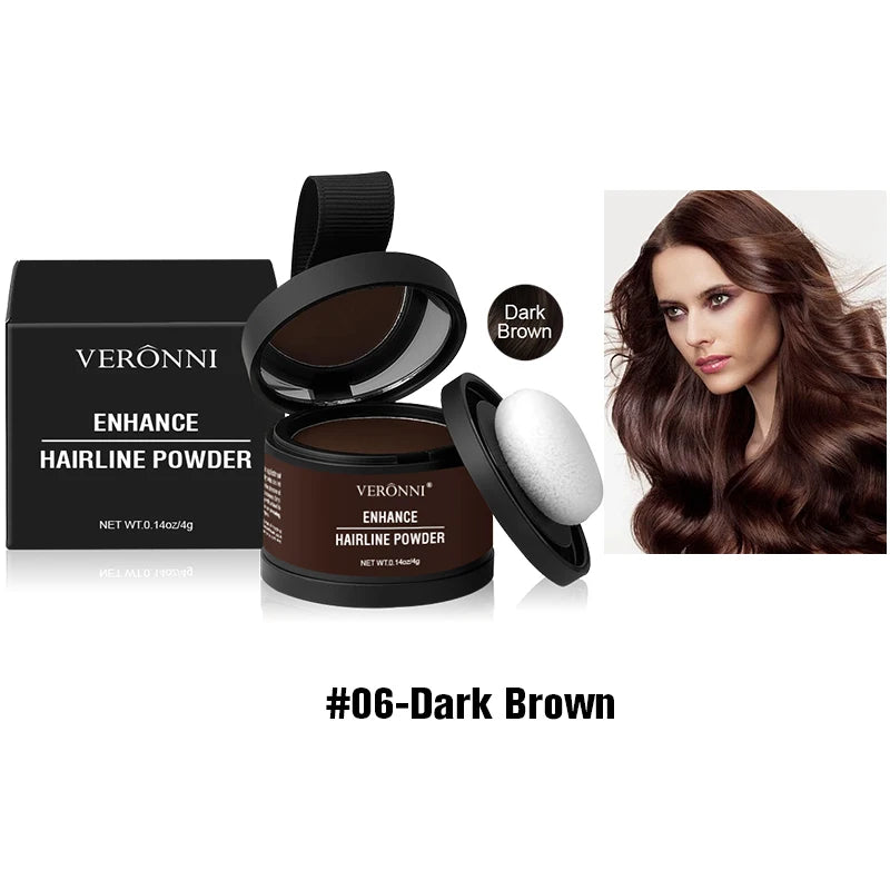 Waterproof Hairline Shadow Powder — Instant Root Cover & Scalp Filler (4g)