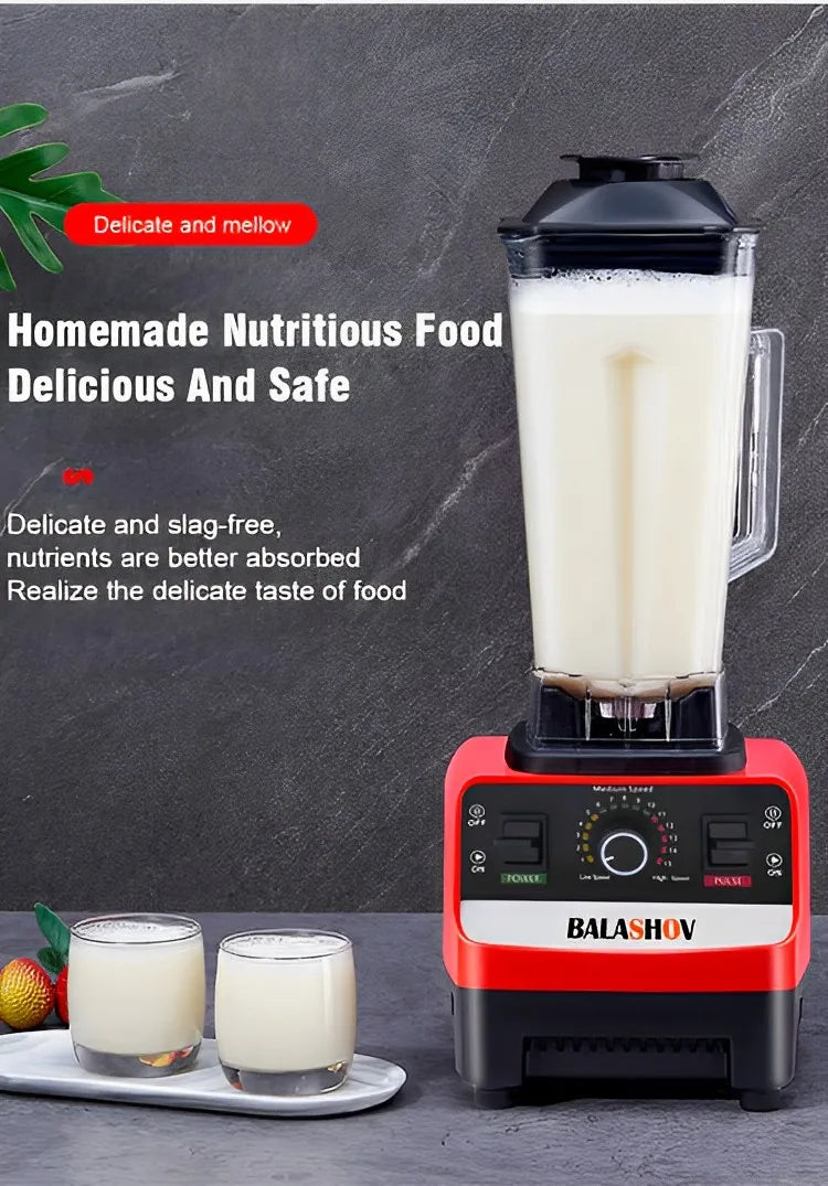 2000W Heavy Duty Commercial Blender — BPA-Free, High Power for Smoothies, Ice & Food Processing