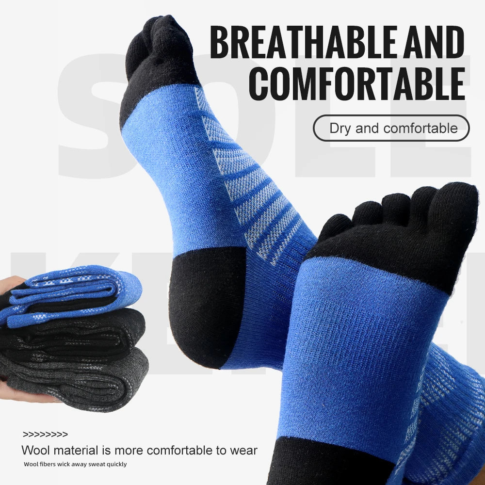 Thermal Five-Toe Socks for Hiking & Winter Sports