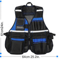 Heavy Duty Tool Vest – Multi-Pocket Work Vest for Electricians