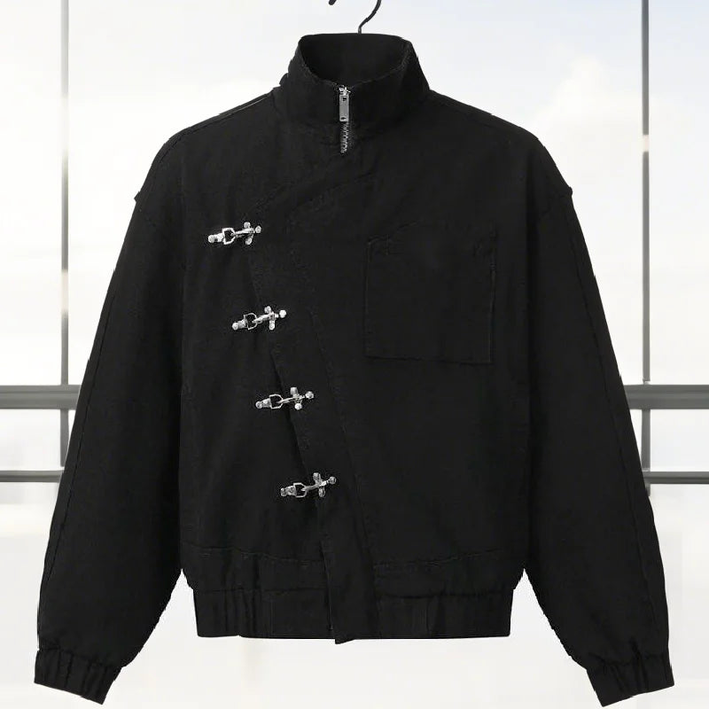 Women's Vintage Autumn Winter Jacket – Loose Lapel Coat Full Sleeve High Streetwear Outwear