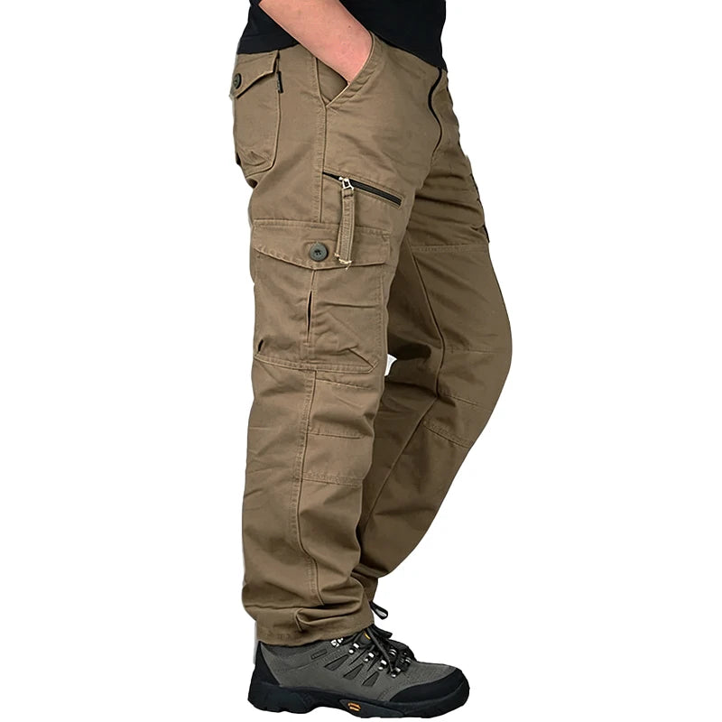 Men's Cotton Cargo Work Pants