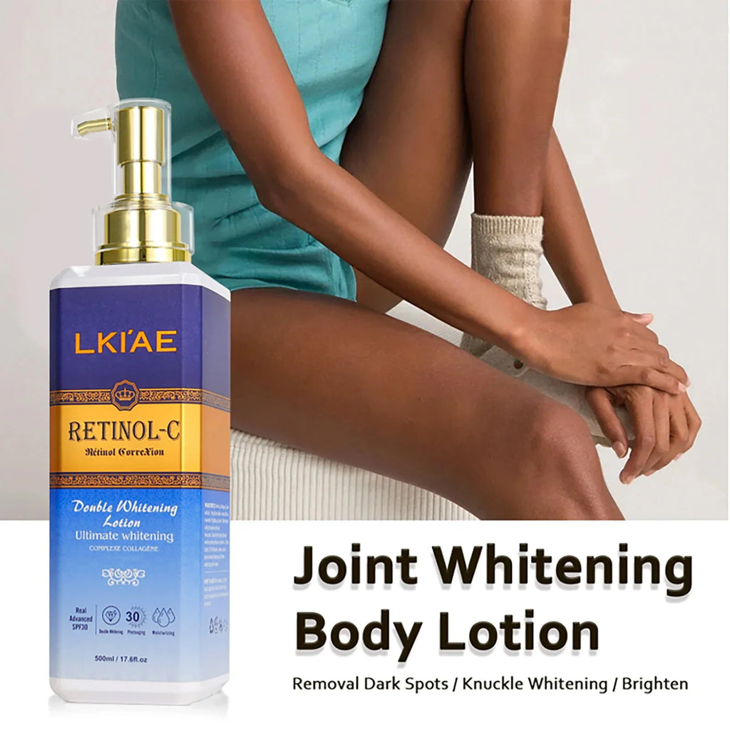 AILKE Retinol Whitening Body Lotion – Hydrating Moisturizer for Dull Skin & Uneven Complexion, 500ml