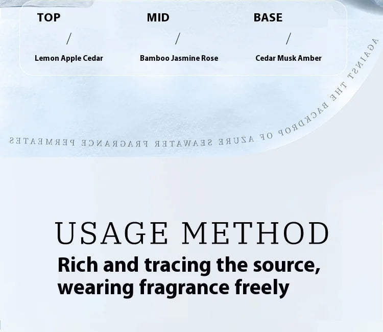 Light Blue Marine Floral EDT – Fresh Lemon Citrus Fragrance for Women & Men