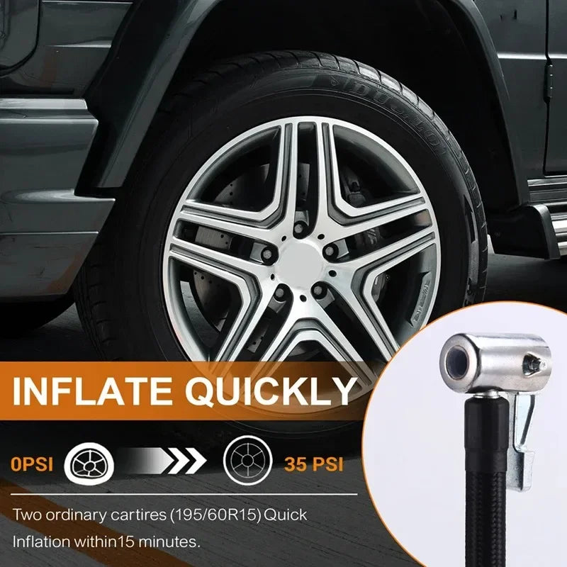 Cordless Tire Inflator with Digital Pressure Control
