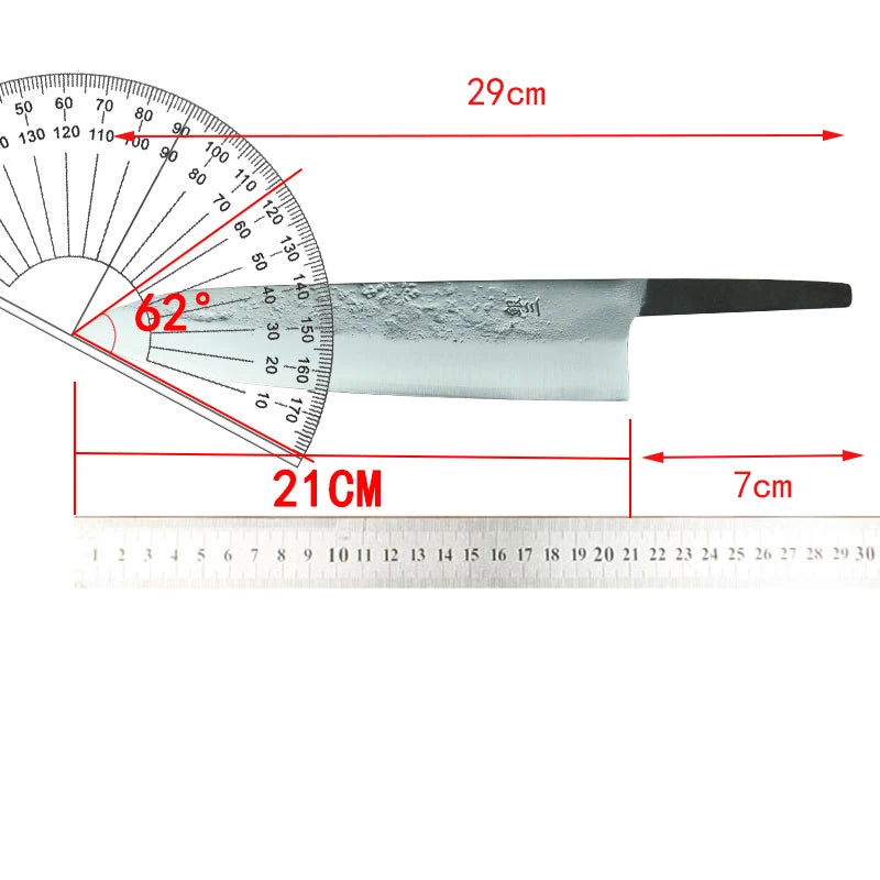 Kitchen Knife Blade – Handle-Free Chef & Nakiri Options