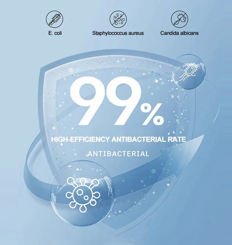 Waterproof Antimicrobial Mattress Protector – Hypoallergenic, Noiseless, Elastic Straps, Thin Cover
