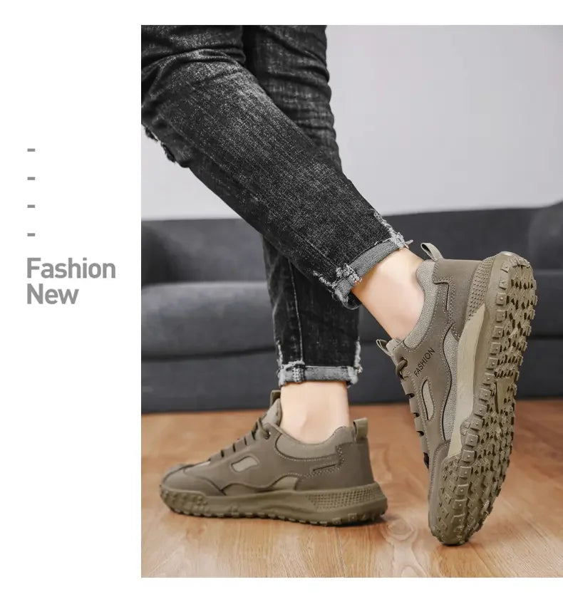 Men's Thick-Sole Anti-Slip Outdoor Platform Sport Shoes