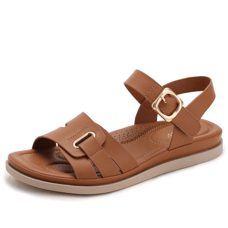 Women's Thick-Sole Summer Sandals – Non-Slip Soft Sole Beach Shoes