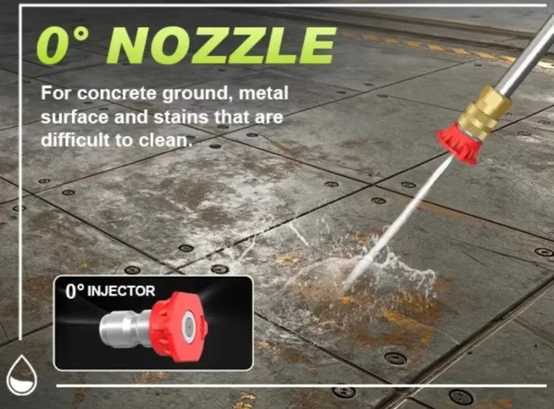 Electric Pressure Washer – Four Nozzles & Foam Cannon