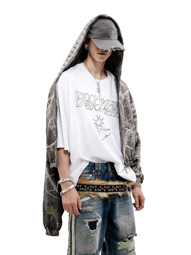 Y2K Harajuku Vintage Tour Graphic Oversized T-Shirt — 100% Cotton Streetwear Tee Unisex