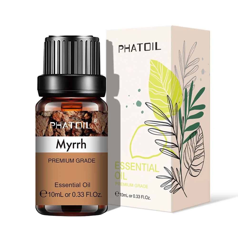 Pure Plant Essential Oil 10ml – Aromatherapy Oil for Diffusers, Humidifiers & DIY, 37 Scents