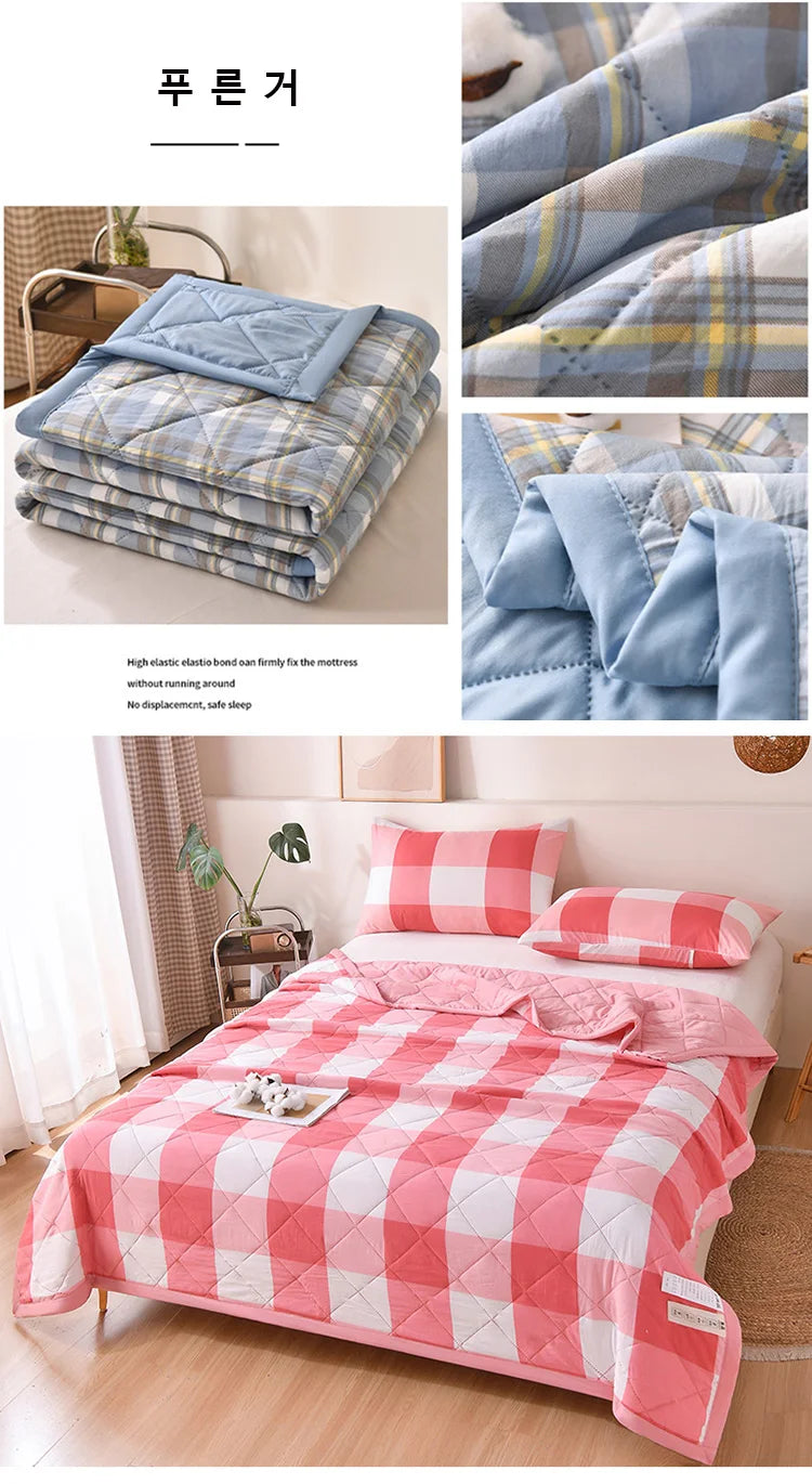 Summer Thin Comforter – Soft Air-Conditioned Quilt, Machine Washable, Single to Double