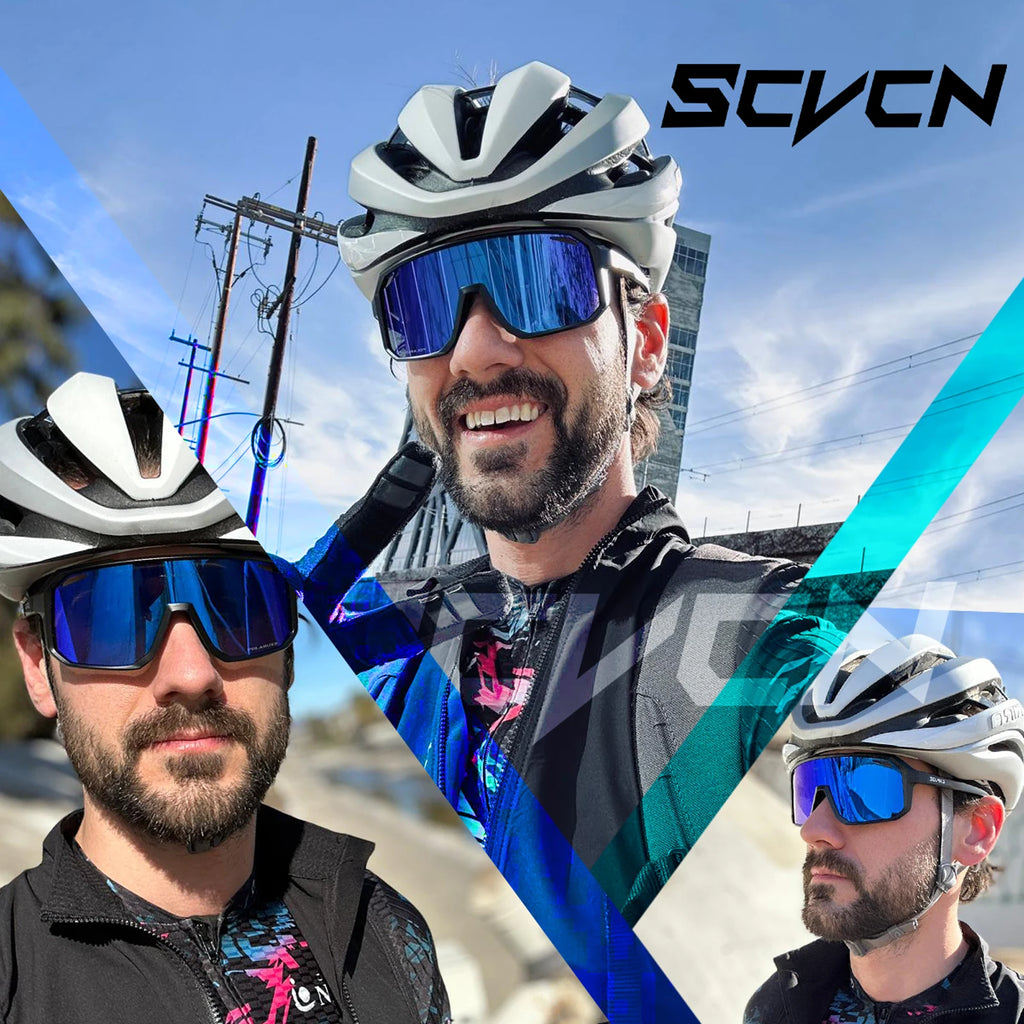 SCVCN Cycling Sunglasses — UV400 Polarized Sports Eyewear for Men & Women