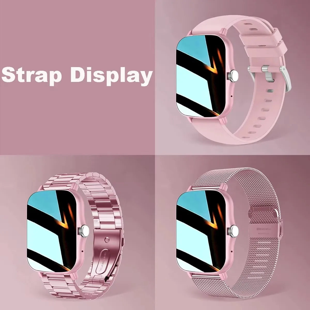 1.83" Waterproof Smart Watch – Answer Calls Sleep Monitoring Sports Pedometer for iPhone & Android
