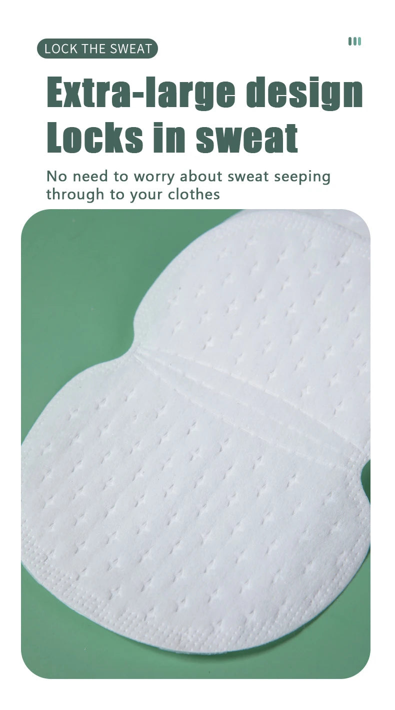 Underarm Sweat Pads for Women & Men – Disposable Hyperhidrosis Protection