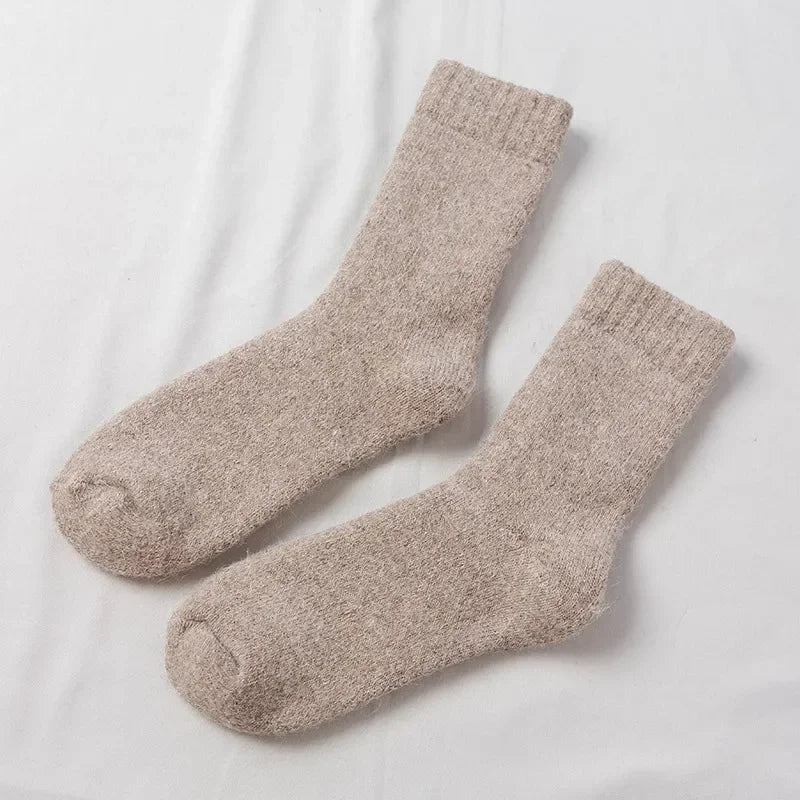 Men's Thick Merino Wool-Blend Winter Socks