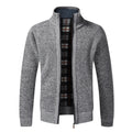 Men's Full Zip Knitted Cardigan Sweater — Classic Casual Knitwear