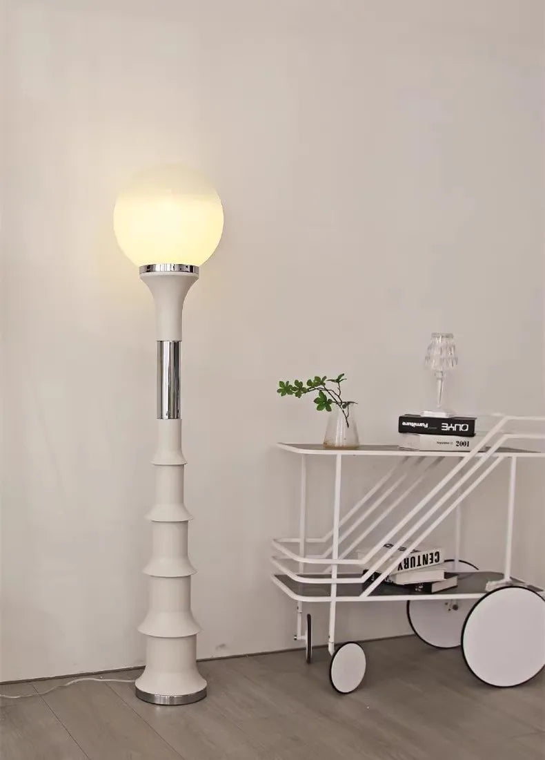 Colorful Floor Lamp – Memphis-Inspired Globe Design