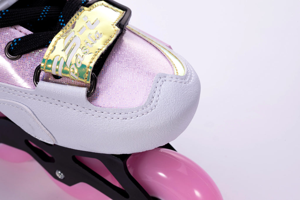 Pasica Carbon Fiber Inline Slalom Skates – Adjustable Children's Roller Skating Shoes for Sliding & Slalom