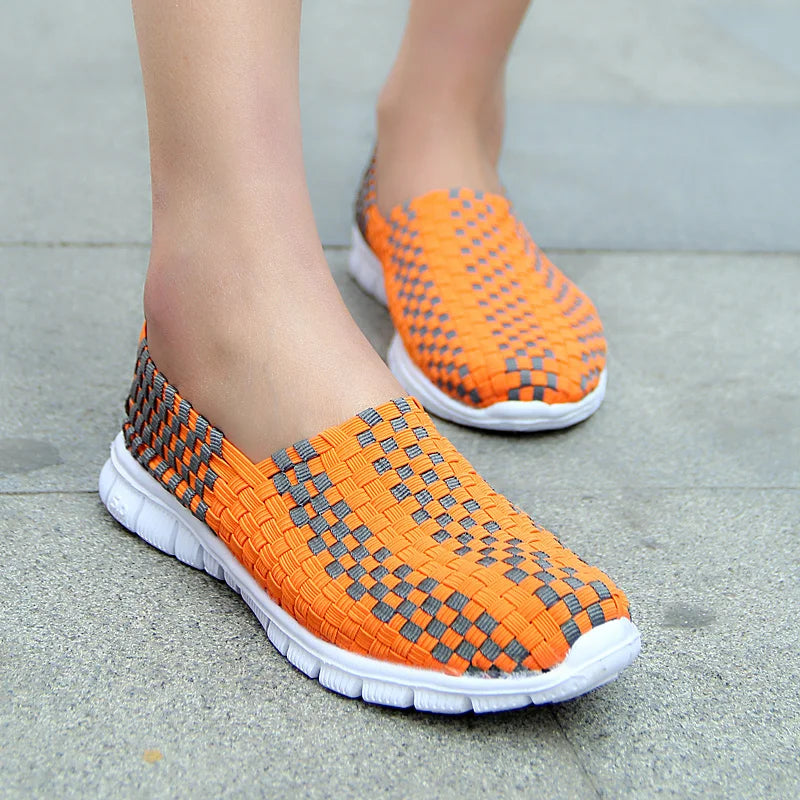 Unisex Handwoven Breathable Loafer Flats