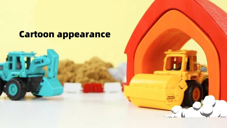 Inertial Construction Vehicle Toy – Excavator, Bulldozer, Road Roller & Claw Machine