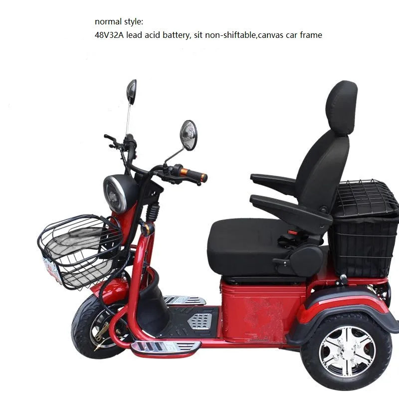 4-Wheel Mobility Scooter – 600W Motor, 40–50 km Range