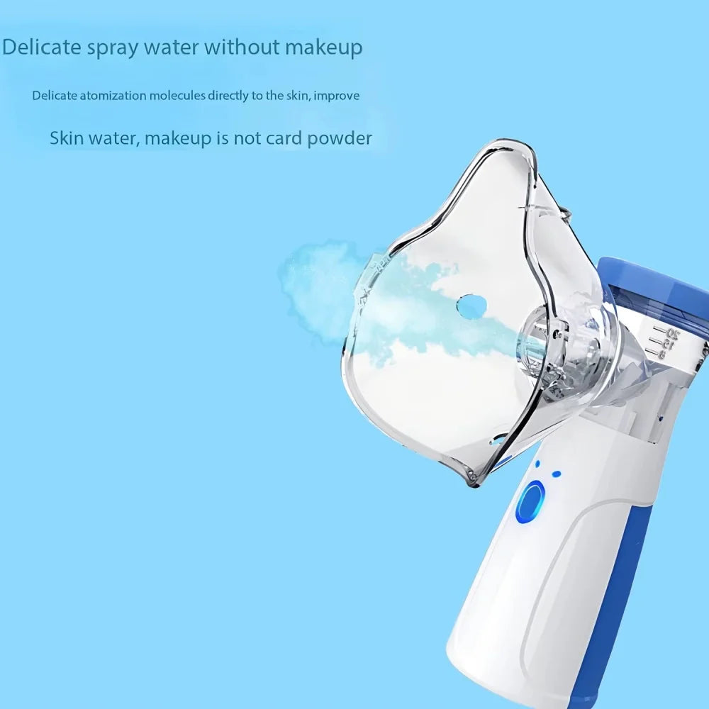 Mini Facial Steamer – Rechargeable Nano Mist Humidifier for Face & Eye Hydration
