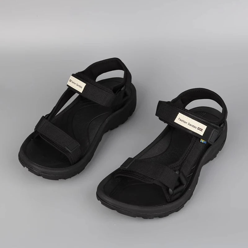 Women's Non-Slip Flat Beach Sandals – Breathable Casual Walking Shoes