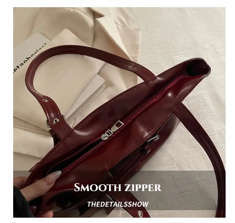 Large Capacity Women's Retro Tote Shoulder Bag