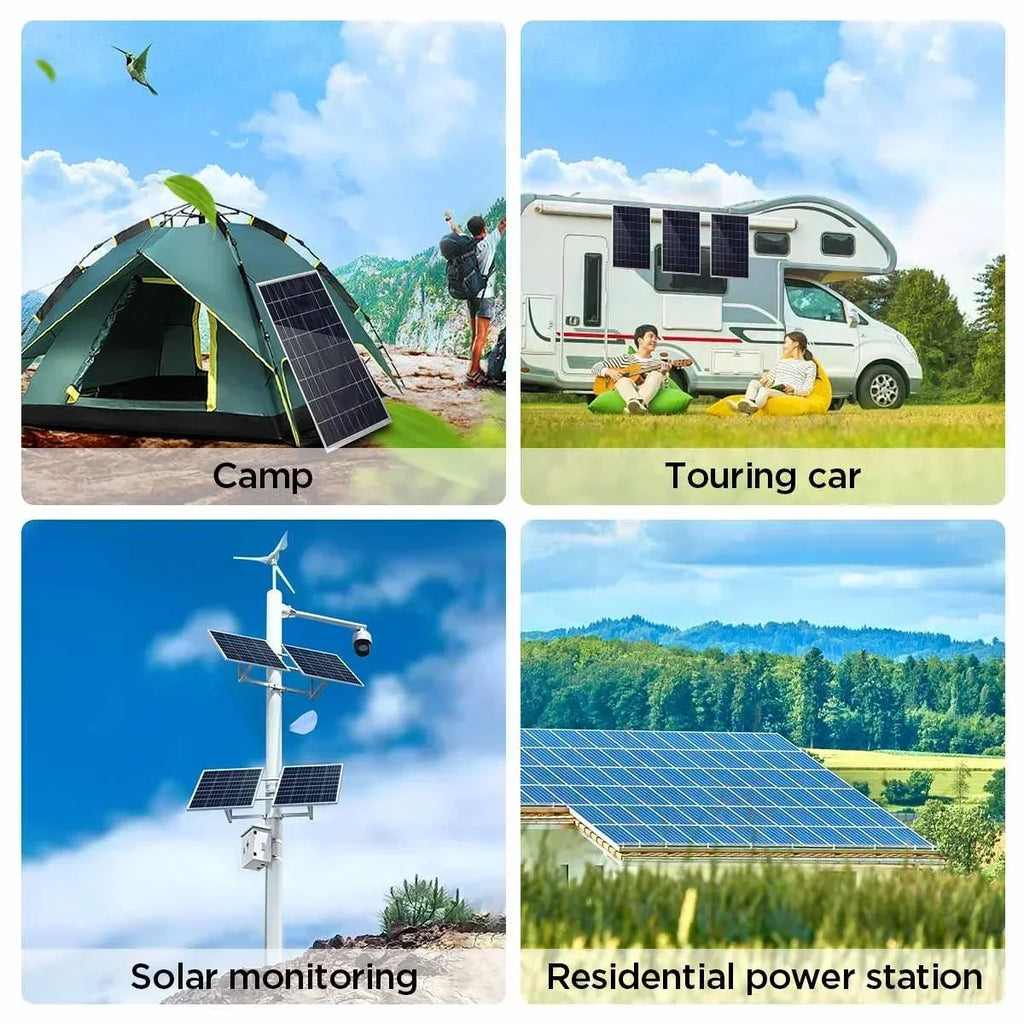 500W–1000W Solar Panel Kit — Complete Off-Grid Solar System for Home, RV & Cabin
