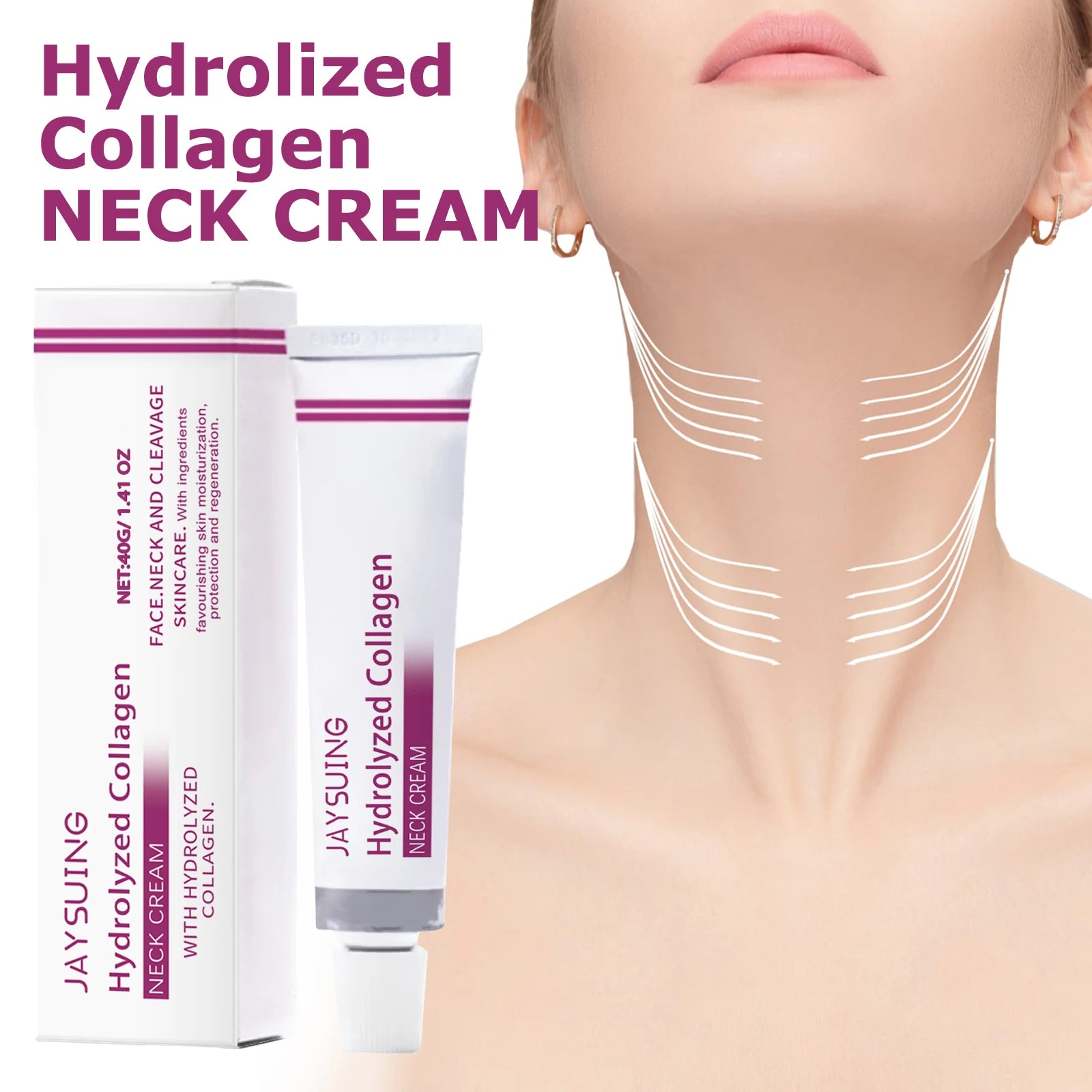 Collagen Neck Cream — Firming, Lifting & Double Chin Reducer
