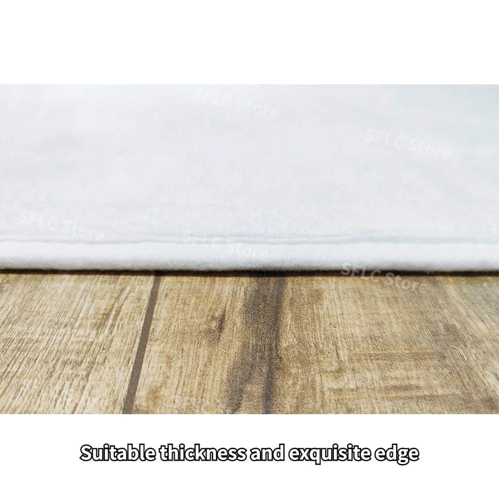 Plush Green Decorative Area Rug – Elegant Large Carpet for Living Room & Dining Room