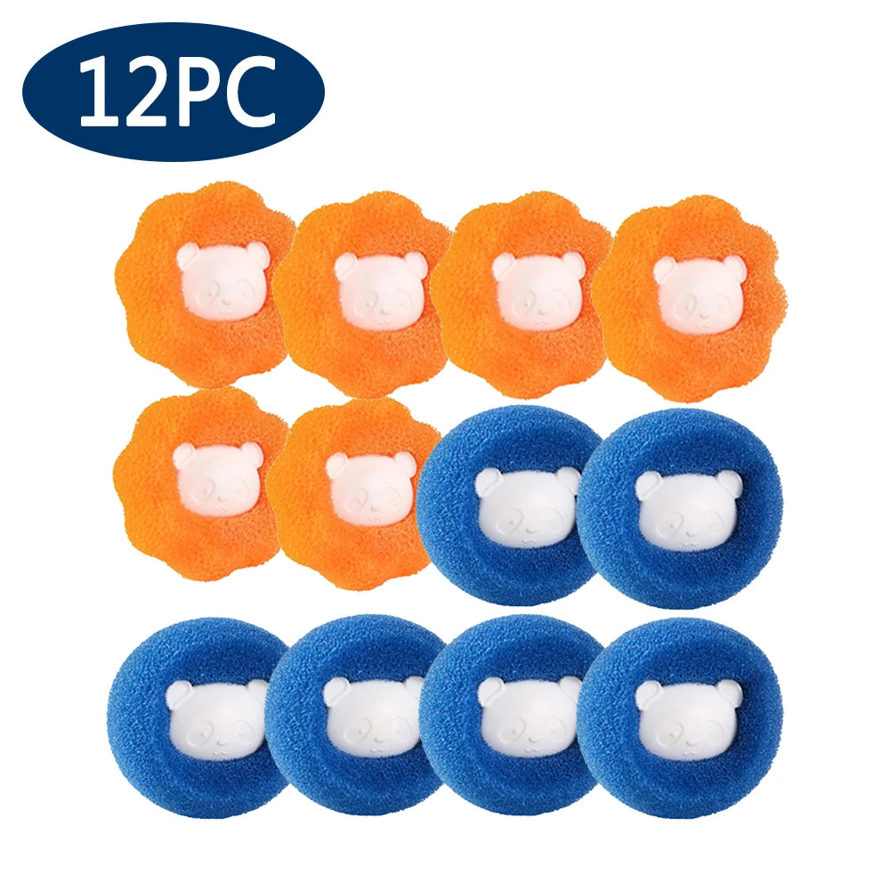 Laundry Balls Pet Hair Remover – Reusable Washing Machine Lint Catcher & Clothes Fluff Cleaner