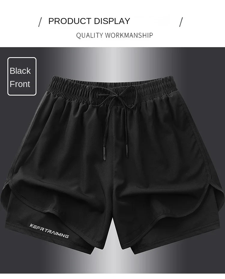 Men's Quick-Dry Running Shorts — Lightweight Athletic Shorts