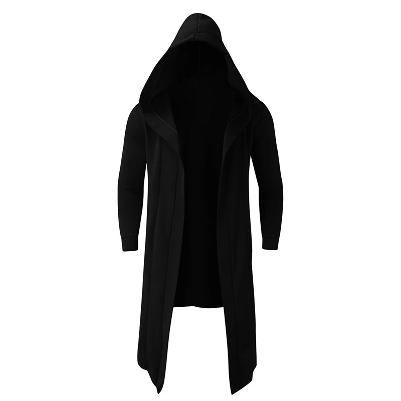 Men's Hooded Fleece-Lined Trench Coat