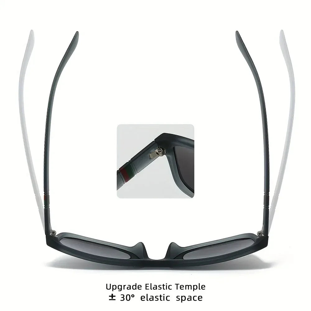 Polarized Fashion Sunglasses — UV Protection Square Frame for Men & Women
