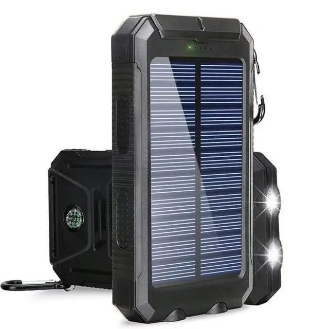 Solar Power Bank 80000mAh — Portable Outdoor Charger with Solar Panel