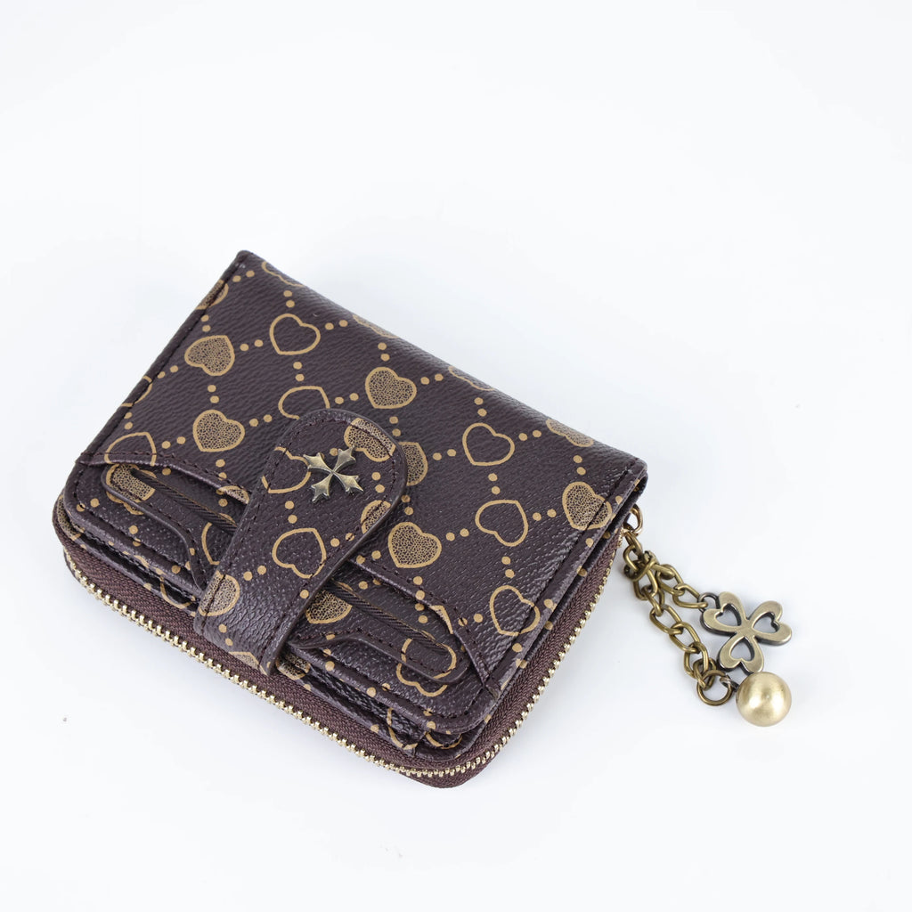 Women's Fashion Buckle Wallet – Short Zipper Coin Purse in European & American Style