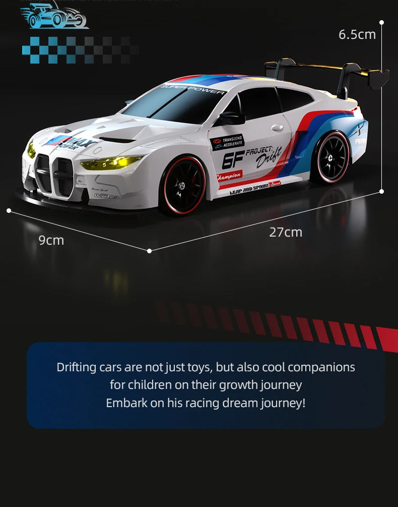 1:24 Scale 4WD RC Drift Car – High Speed Mini Remote Control Racing Car 2.4G