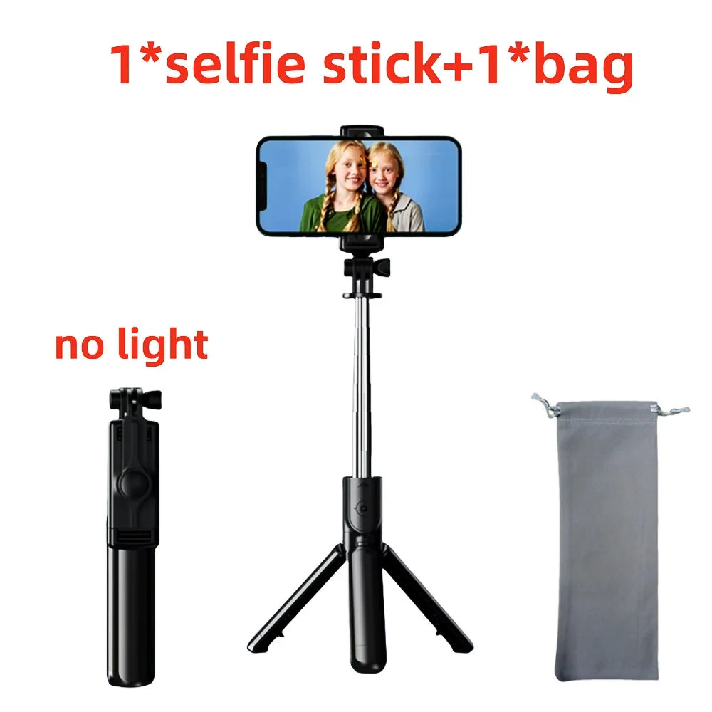 Smartphone Tripod Selfie Stick with Bluetooth Remote