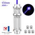 High-Power Adjustable Focus Laser Pointer – Star Pattern & Single-Point LED Pen