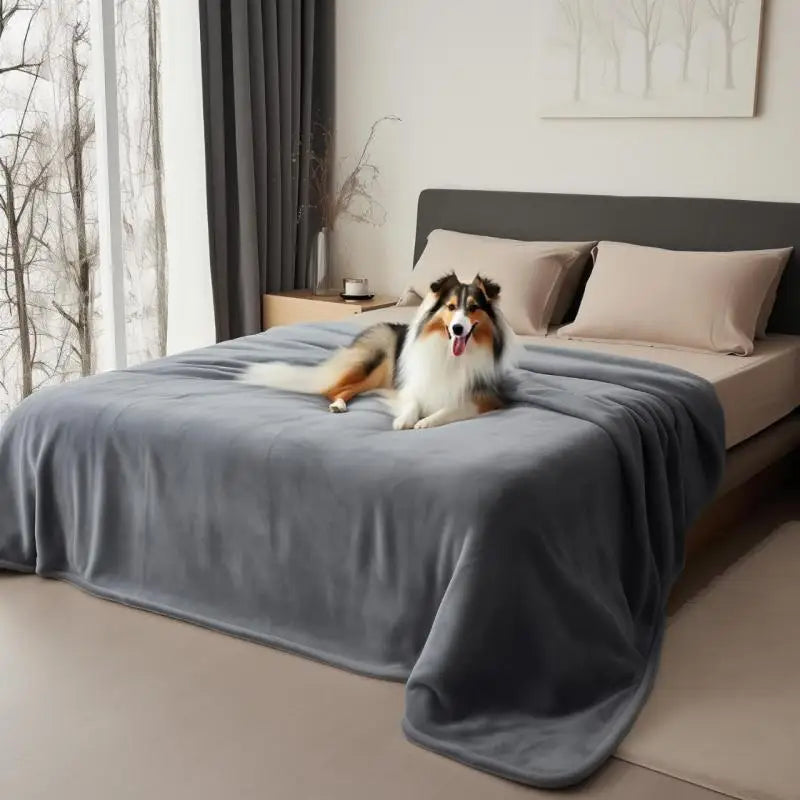 Waterproof Throw Blanket – Reversible Bed & Sofa Cover