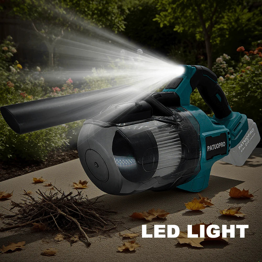 Cordless Handheld Electric Vacuum Cleaner — Makita 18V Battery Compatible, Portable for Hard Floor, Carpet, Car & Pet Hair