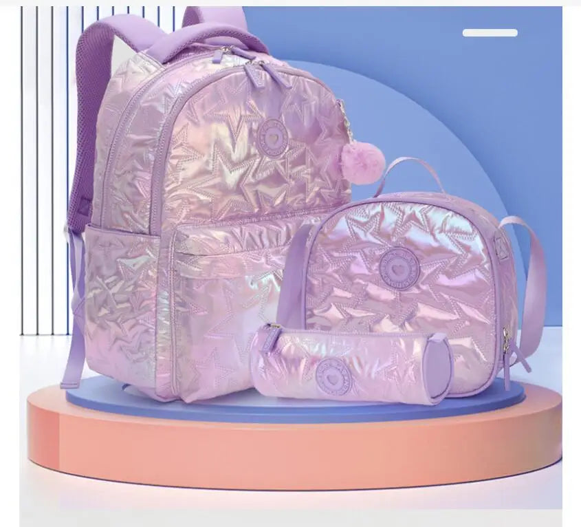 Teen School Backpack – Girls Oxford Book Bag