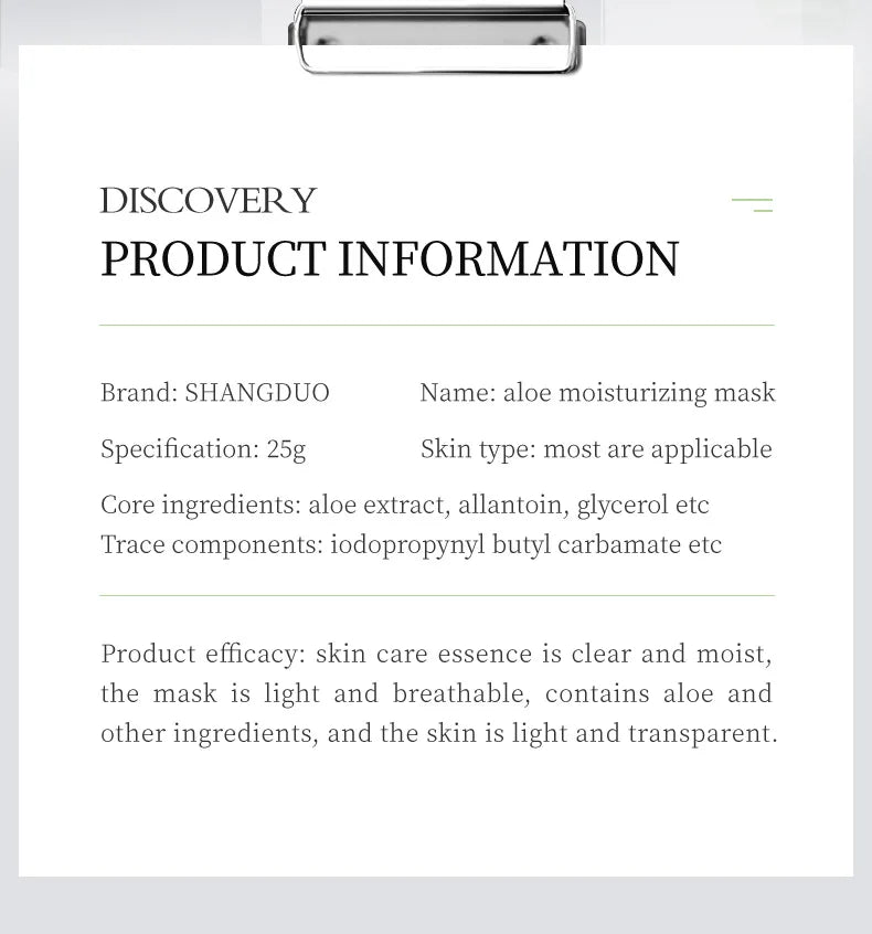 Natural Plant Face Masks — Moisturizing & Firming (8-Pack)