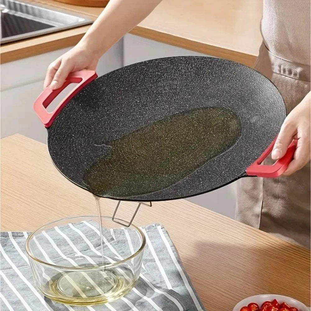 Electric Indoor Non-Stick BBQ Griddle Pan – Portable Countertop Grill for Family Gatherings