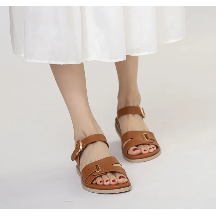 Women's Thick-Sole Summer Sandals – Non-Slip Soft Sole Beach Shoes