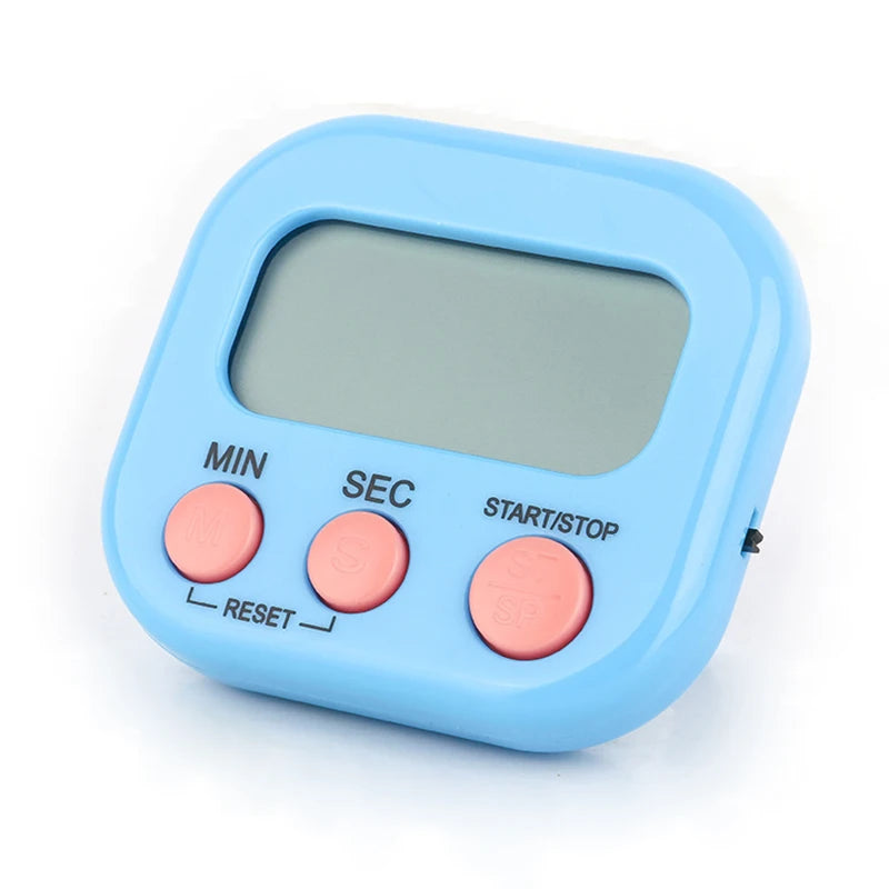 Digital Kitchen Timer – 99-Minute Magnetic Countdown Timer with Stand & Loud Alarm