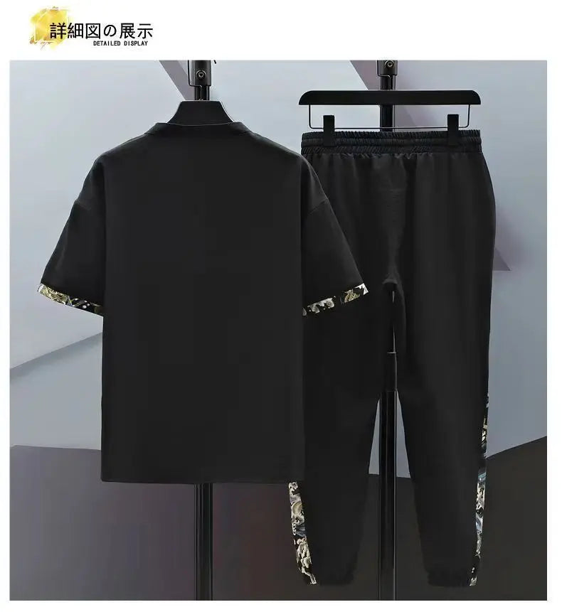 Men's Cotton Shirt & Trousers 2-Piece Set – High Quality Summer Fashion Suit M–4XL
